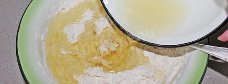 хворост на воде постный. Шаг 6