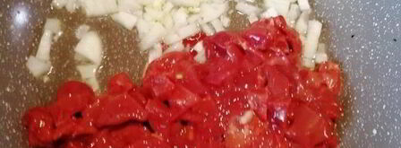 греча с печенью в корзинке из лаваша. Шаг 4