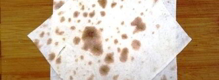 греча с печенью в корзинке из лаваша. Шаг 9