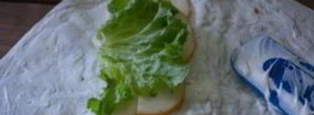 лаваш с копченым сыром. Шаг 5