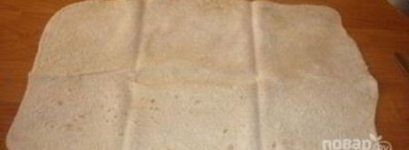 лаваш с шампиньонами и сыром. Шаг 5