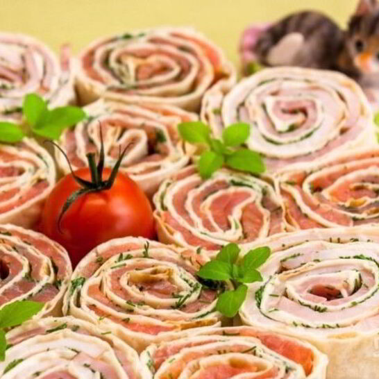 Рецепт рулетиков с лавашом