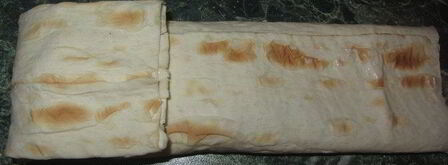 закуска из лаваша и корейской морковки. Шаг 6