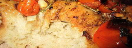 фокачча с бальзамическими помидорами. Шаг 17