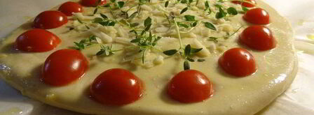 фокачча с пармезаном и пряными травами. Шаг 4