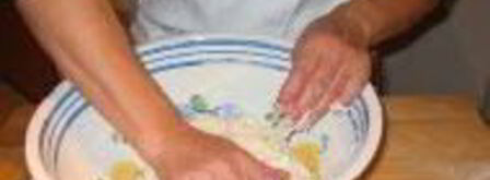 фокачча с розмарином и фокачча с оливками и томатами. Шаг 6