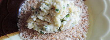 картофельно-творожные лепешки с зеленью. Шаг 4