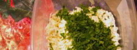 кавказские лепешки с зеленью. Шаг 3