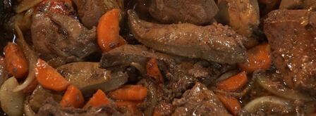 лепешка со свиным паштетом и сладкими овощами. Шаг 6