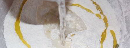 лепешки с сыром и маслинами. Шаг 3