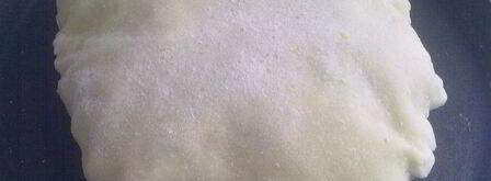 лепешки с творогом, адыгейским сыром и картофелем. Шаг 7