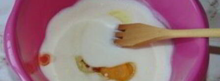 лепешки жареные на кефире. Шаг 3