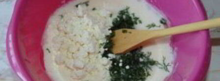 лепешки жареные на кефире. Шаг 4