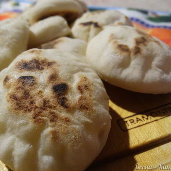 Рецепт мини лепёшки на сковороде