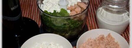 пита с салатом из рукколы и горбуши. Шаг 18