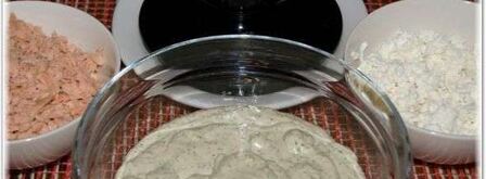 пита с салатом из рукколы и горбуши. Шаг 20