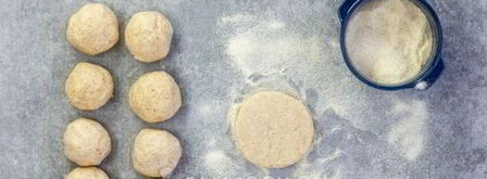 сладкие лепешки на сковороде. Шаг 11