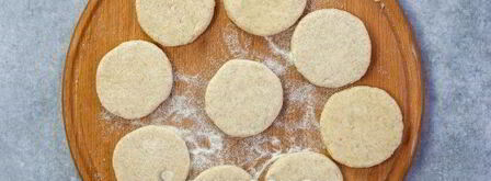 сладкие лепешки на сковороде. Шаг 12