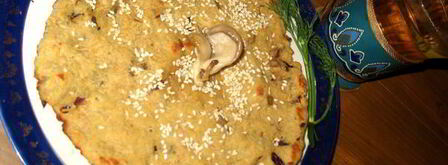 соевая лепешка с вешенками. Шаг 8