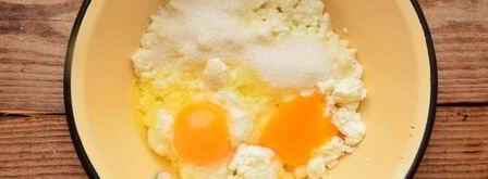 творожные лепешки в духовке. Шаг 5