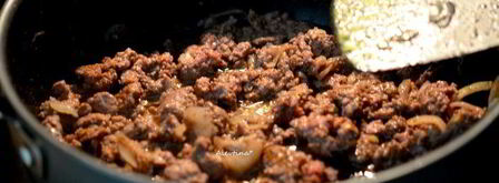 ужин в турецком стиле на лепешке. Шаг 4