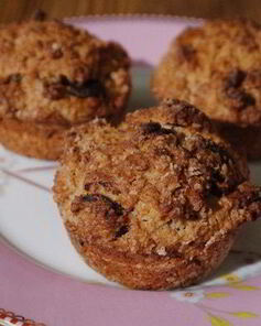 Арахисовые маффины с горьким шоколадом