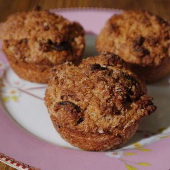 Рецепт арахисовых маффинов с горьким шоколадом