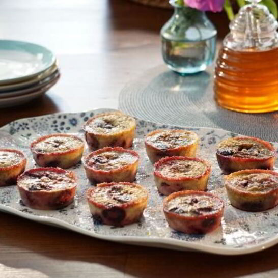 Рецепт бананова-вишневых маффины