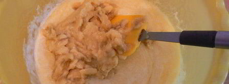 банановые маффины с кокосовым облачком. Шаг 4