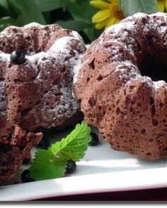 Черничные маффины с черникой