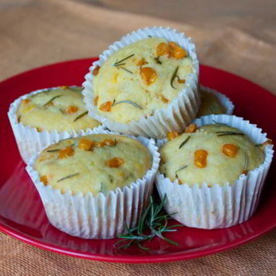 Рецепт кукурузных маффинов с розмарином