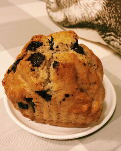 Маффины с кусочками шоколада в медовом сиропе