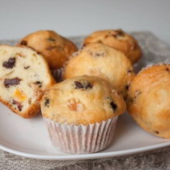 Рецепт маффинов с сухофруктами