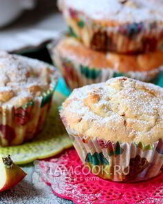 Маффины с яблоками