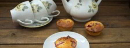 маффины со свежей клубникой. Шаг 7