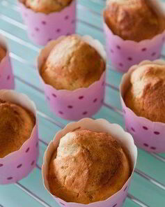 Постные банановые маффины