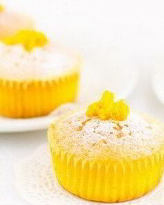 Пышные апельсиновые маффины