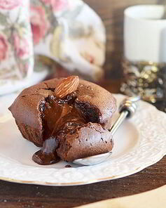 Шоколадные маффины с жидкой начинкой