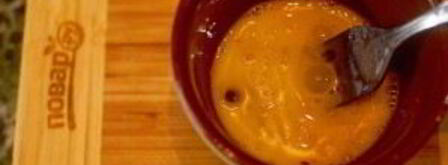 шоколадные маффины с жидкой начинкой. Шаг 4