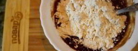 шоколадные маффины с жидкой начинкой. Шаг 5