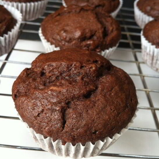 Рецепт веганских шоколадных маффинов