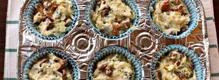 закусочные маффины с лисичками. Шаг 12