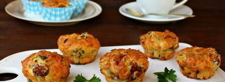 закусочные маффины с лисичками. Шаг 13