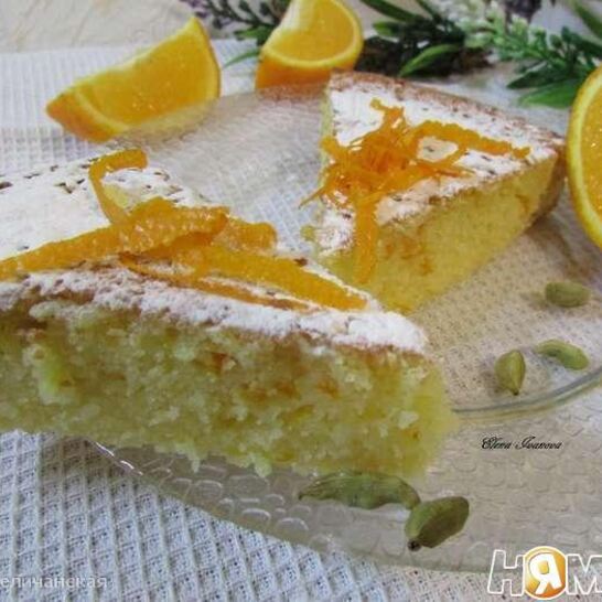 Рецепт апельсинового манника