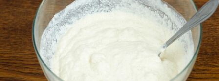 манник на кефире без яиц. Шаг 3