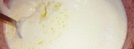 манник на кефире в мультиварке. Шаг 4