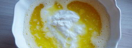 манник на кефире. Шаг 4