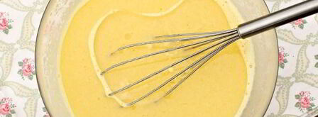 манник на воде с яйцами. Шаг 6