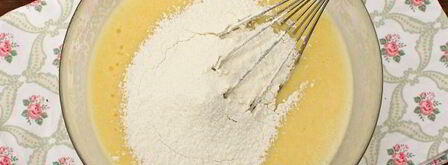 манник на воде с яйцами. Шаг 7