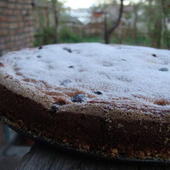 Рецепт манника с черным изюмом